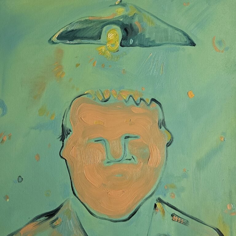 Kristjan Juusu „Juht kabiinita” – näo detail